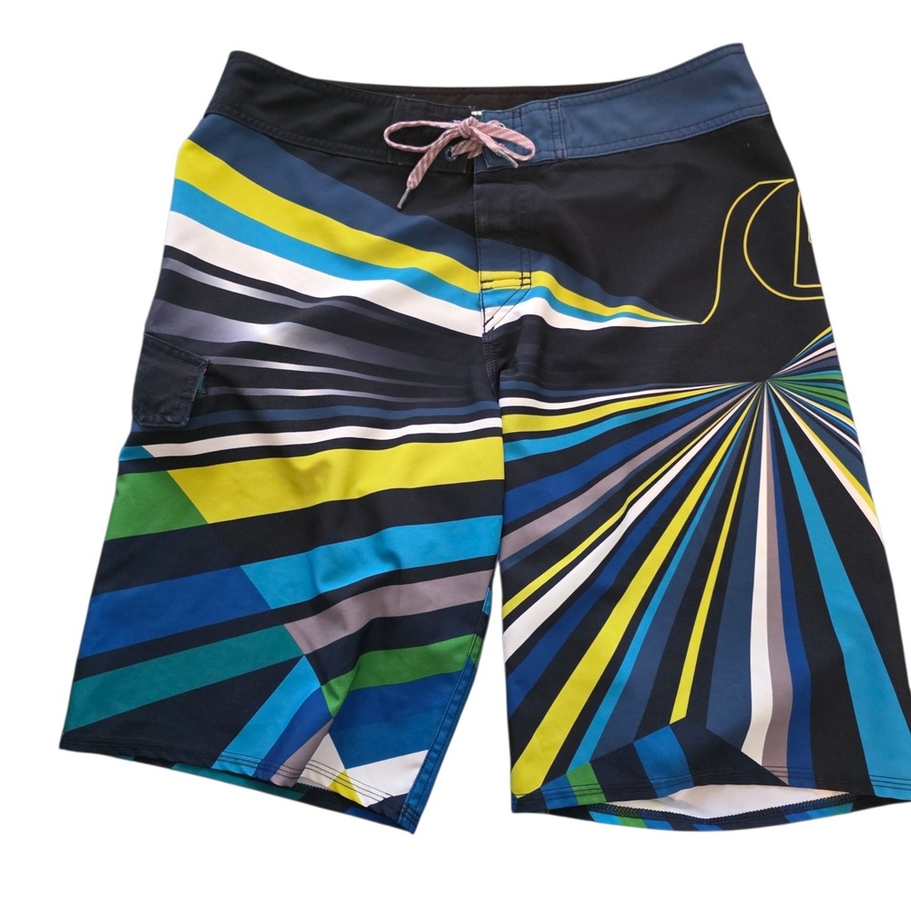 Quiksilver Boardshorts Swim Trunks Surfing Beach Summer Multicolor Mens 33